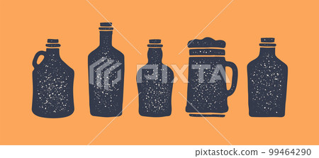 Set of bottle. Collection bottles 99464290