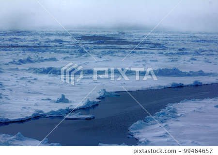 Northern sea ice background winter bright 99464657