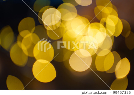 unfocused garland bulbs. Blur. the concept of Christmas decor. background. unfocused garland bulbs. Blur. the concept of Christmas decor. background. 99467356