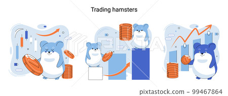 Trading hamster, user who does not understand economics and finance, inexperienced investor Trading hamster, user who does not understand economics and finance, inexperienced investor 99467864