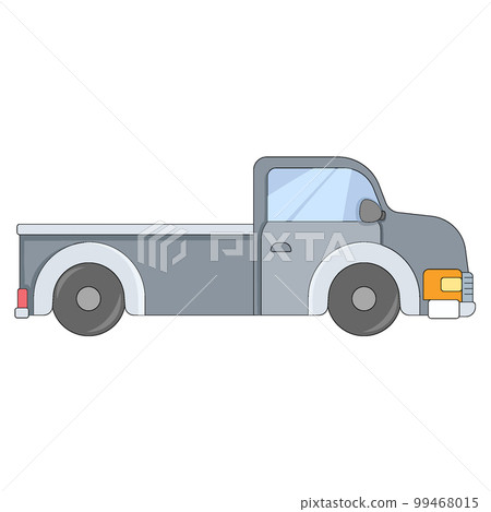 gray classic pickup truck image 99468015