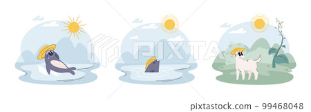 Climate change weather global greenhouse warming risks metaphor concept. Save planet Climate change weather global greenhouse warming risks metaphor concept. Save planet 99468048