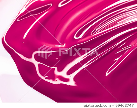 Glossy pink cosmetic texture as beauty make-up product background, cosmetics and luxury makeup brand design concept 99468747