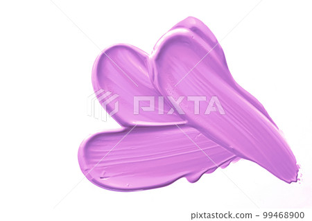 Pastel purple beauty swatch, skincare and makeup cosmetic product sample texture isolated on white background, make-up smudge, cream cosmetics smear or paint brush stroke closeup Pastel purple beauty swatch, skincare and makeup cosmetic product sample texture isolated on white background, make-up smudge, cream cosmetics smear or paint brush stroke closeup 99468900