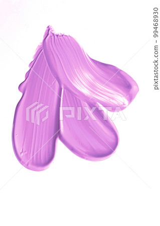 Pastel purple beauty swatch, skincare and makeup cosmetic product sample texture isolated on white background, make-up smudge, cream cosmetics smear or paint brush stroke closeup Pastel purple beauty swatch, skincare and makeup cosmetic product sample texture isolated on white background, make-up smudge, cream cosmetics smear or paint brush stroke closeup 99468930