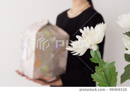 young woman with urn young woman with urn 99469326