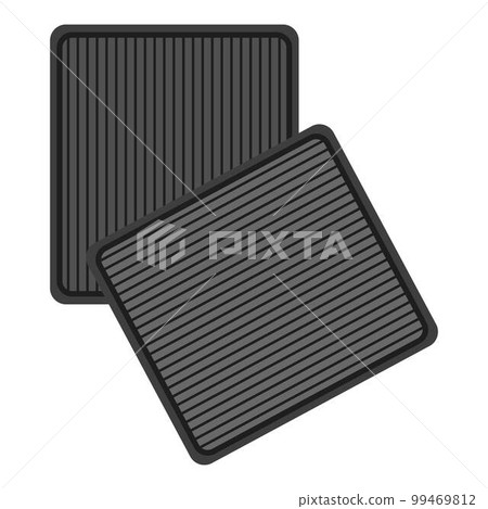 Car cabine filter icon cartoon vector. Auto spare. Seat service Car cabine filter icon cartoon vector. Auto spare. Seat service 99469812