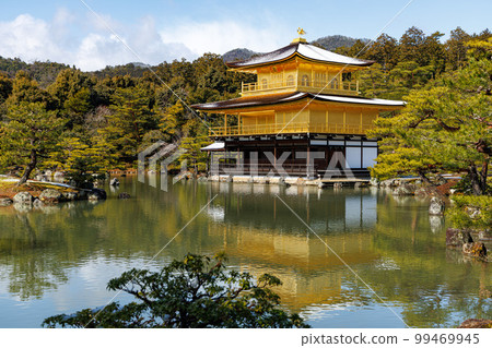 金閣寺雪景 金閣寺雪景 99469945