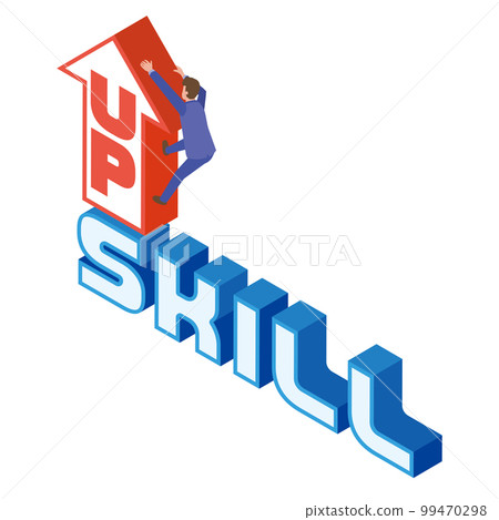 Upskill image illustration Upskill image illustration 99470298