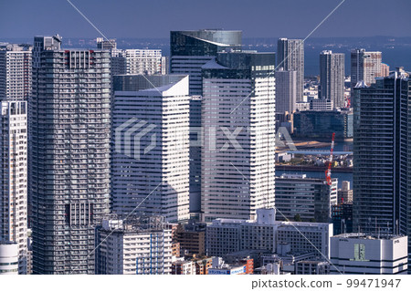 《東京》塔式公寓林立的中央區灣區 99471947
