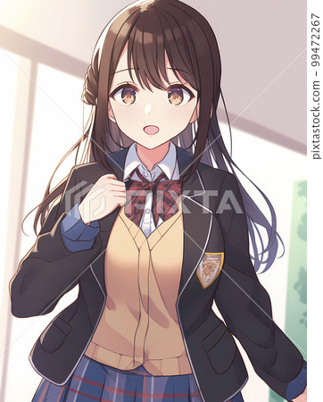 Blazer uniform female student JK "AI-generated image" Blazer uniform female student JK "AI-generated image" 99472267