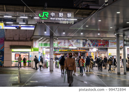 《東京》中野車站前街景 99472894