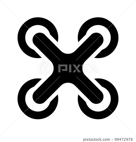 drone icon. quadcopter. Drone. vector. 99472978