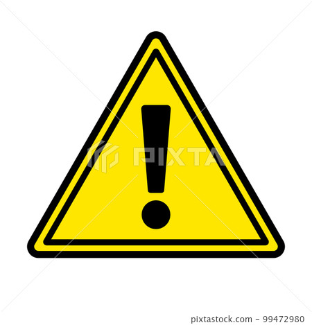 Triangular caution sign. warning sign. Danger exclamation mark icon. vector. 99472980
