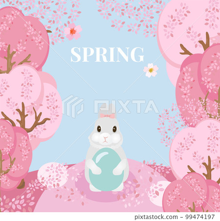 Spring background, Happy Easter Sale banners Spring background, Happy Easter Sale banners 99474197