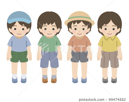 Boy's summer clothes whole body set Boy's summer clothes whole body set 99474882