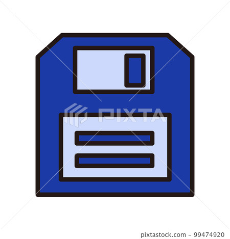 Color business icon floppy 99474920