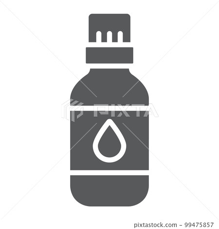 Essential oil glyph icon, aromatherapy and cosmetic, aromatic oil sign, vector graphics, a solid pattern on a white background, eps 10. 99475857