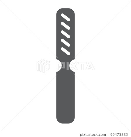 Beauty rasp glyph icon, polish and beauty, abrasive sign, vector graphics, a solid pattern on a white background, eps 10. 99475883