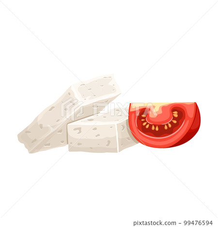 cheese feta white food cartoon vector illustration cheese feta white food cartoon vector illustration 99476594