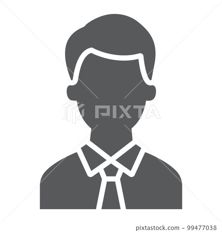 Advocate glyph icon, justice and law, person sign, vector graphics, a solid pattern on a white background, eps 10. Advocate glyph icon, justice and law, person sign, vector graphics, a solid pattern on a white background, eps 10. 99477038