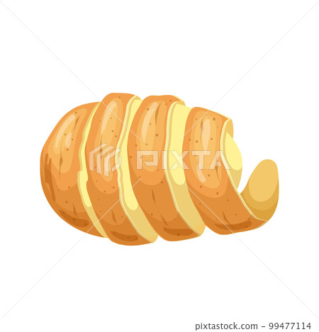 potato peel cartoon vector illustration potato peel cartoon vector illustration 99477114