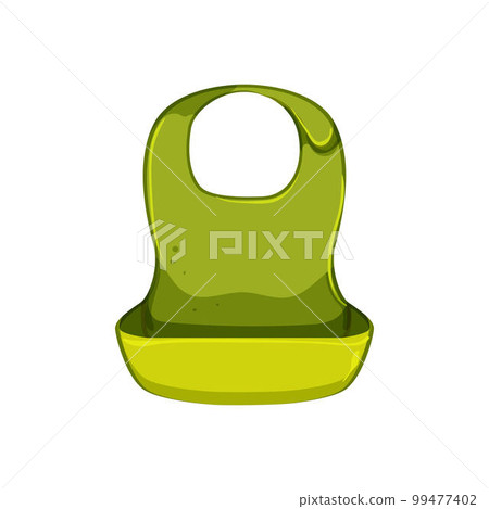 newborn bib cartoon vector illustration 99477402