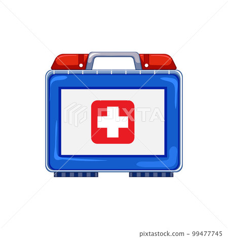health first aid kit cartoon vector illustration 99477745