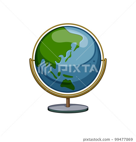 planet globe cartoon vector illustration planet globe cartoon vector illustration 99477869