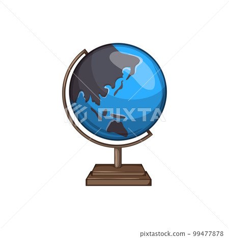 sphere globe cartoon vector illustration 99477878