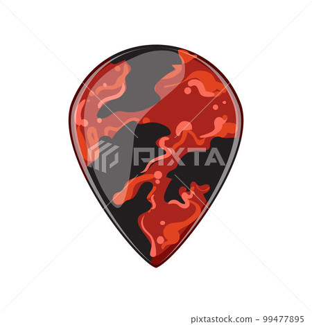 music guitar pick cartoon vector illustration 99477895