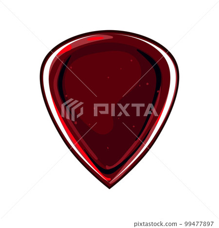 sound guitar pick cartoon vector illustration 99477897