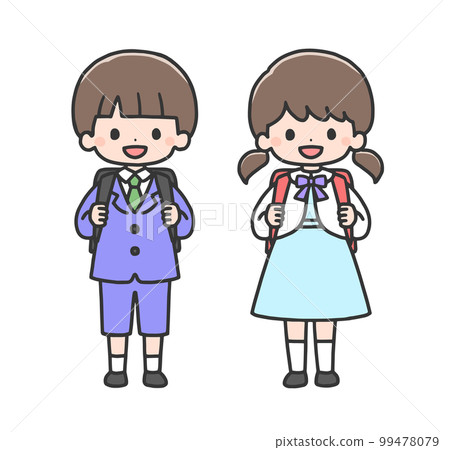 入學典禮新生男生女生 入學典禮新生男生女生 99478079