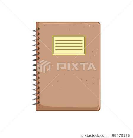 book notebook cartoon vector illustration book notebook cartoon vector illustration 99478126