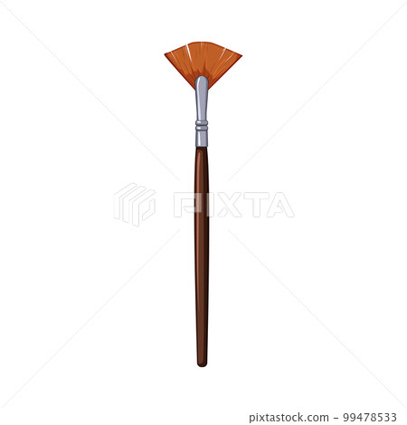 tool artist paint brush cartoon vector illustration 99478533