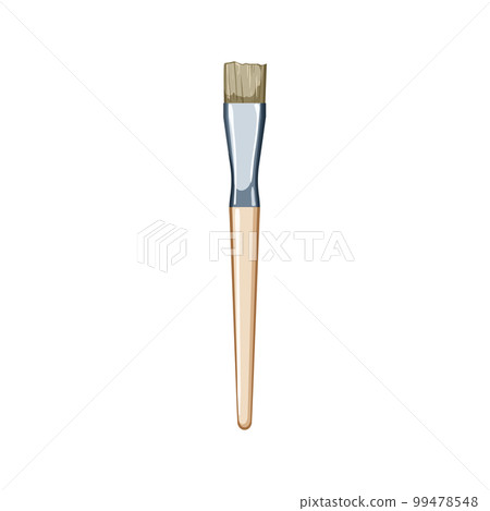 work artist paint brush cartoon vector illustration 99478548