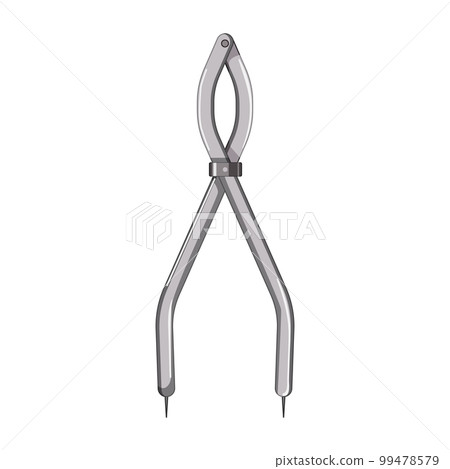 measure compass divider cartoon vector illustration measure compass divider cartoon vector illustration 99478579