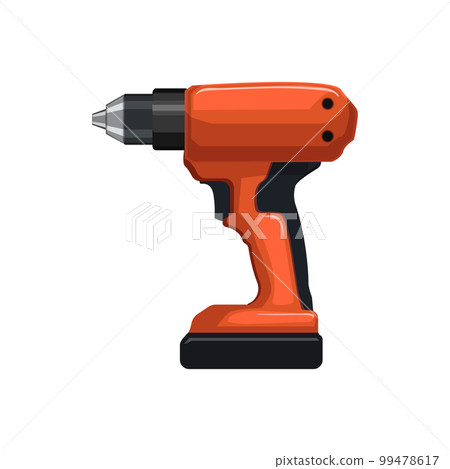 tool drill cartoon vector illustration 99478617