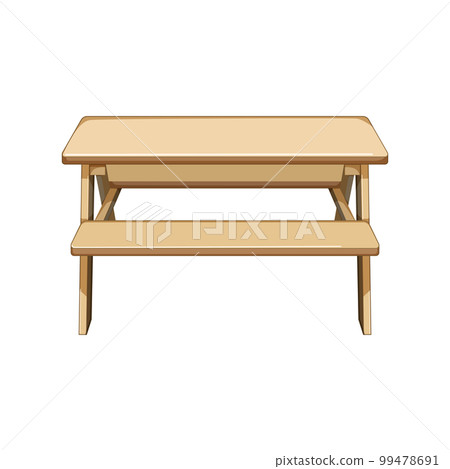 empty garden outdoor table cartoon vector illustration empty garden outdoor table cartoon vector illustration 99478691