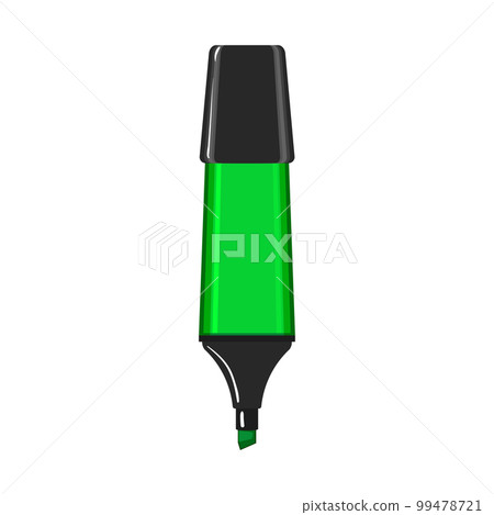 office highlighter cartoon vector illustration 99478721