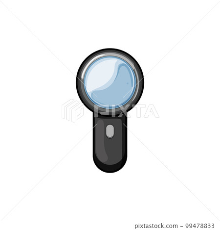 magnifer magnifying glass cartoon vector illustration 99478833