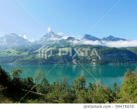 Lake Wallen and Mürtschenstock (Switzerland) Lake Wallen and Mürtschenstock (Switzerland) 99478838