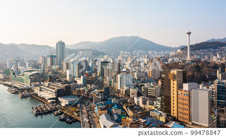 Cityscape of Busan in February. Aerial view 99478847