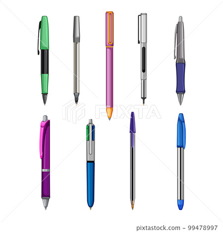 pen set cartoon vector illustration 99478997