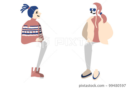 Sitting person set Fall/Winter 99480597