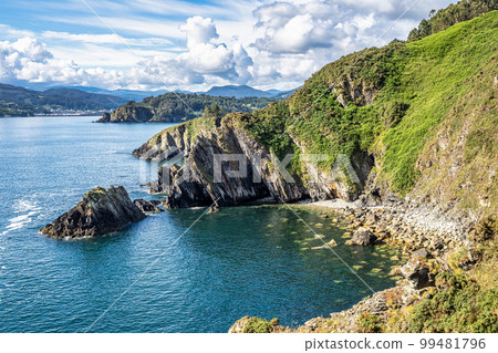 Punta Socastro also known as Fucino do Porco in O Vicedo at Viveiro, Galicia, Spain Punta Socastro also known as Fucino do Porco in O Vicedo at Viveiro, Galicia, Spain 99481796