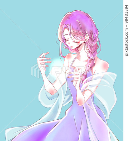 Female fortune teller image 99481894