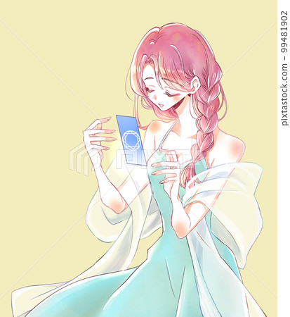 Female fortune teller Tarot card Female fortune teller Tarot card 99481902