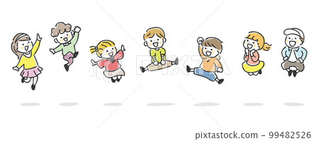 Children to jump 99482526