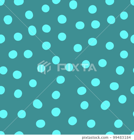 Seamless Blue polka dots pattern. Abstract background Seamless Blue polka dots pattern. Abstract background 99483184